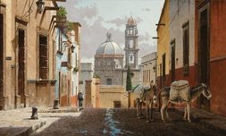 George Hallmark Street Scenes Buenos Dias San Miguel (Grande Edition)